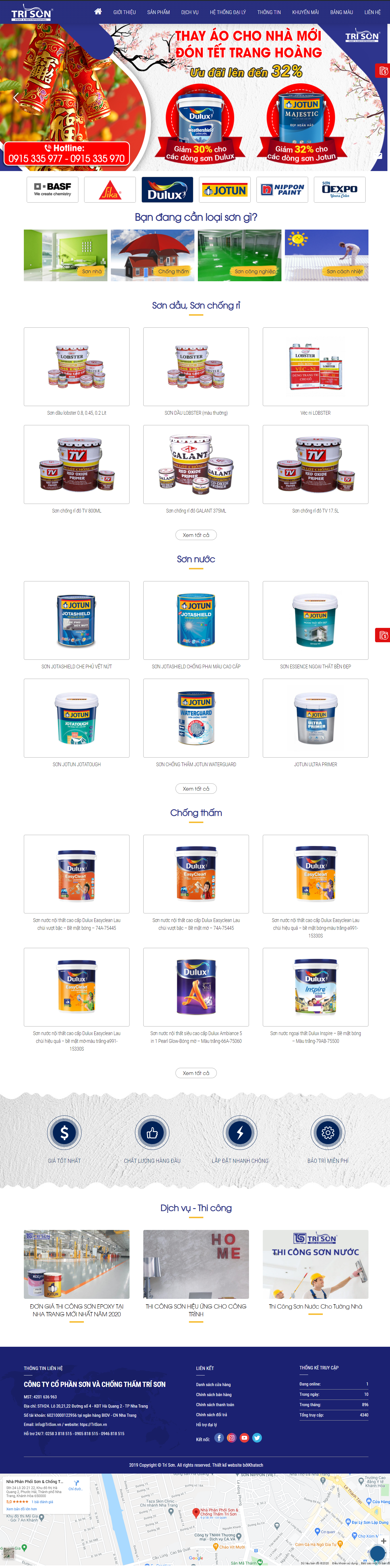 chống thấm nha trang